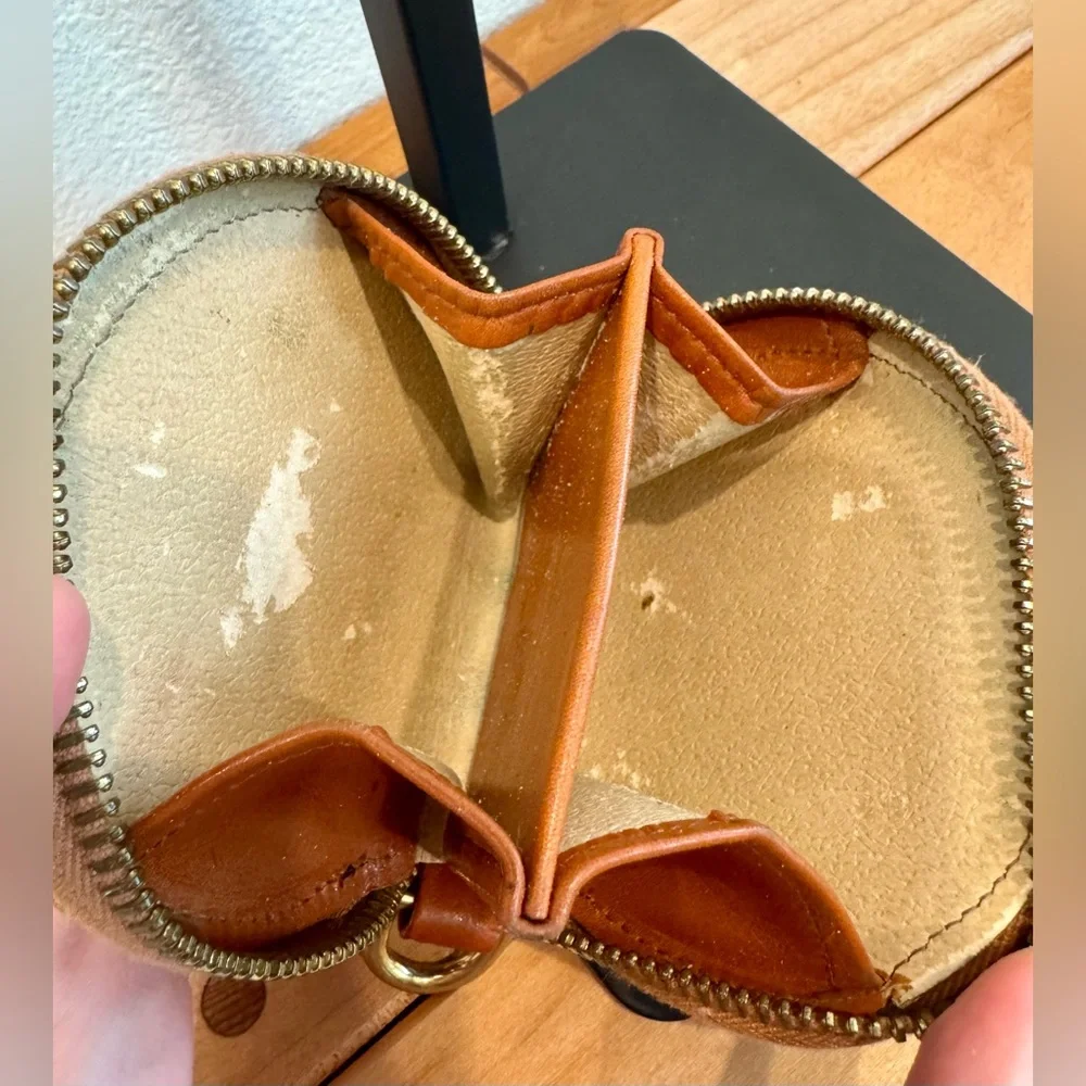 Dooney and Bourke Vintage Blue Nubuck Leather Coin Purse/Wristlet - Picture 5 of 5